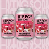 Hip Pop Pink Grapefruit Living Soda 12 x 330ml