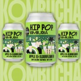 Hip Pop Apple & Elderflower Kombucha 12 x 330ml