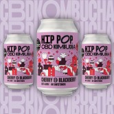 Hip Pop Cherry & Blackberry CBD Kombucha 12 x 330ml